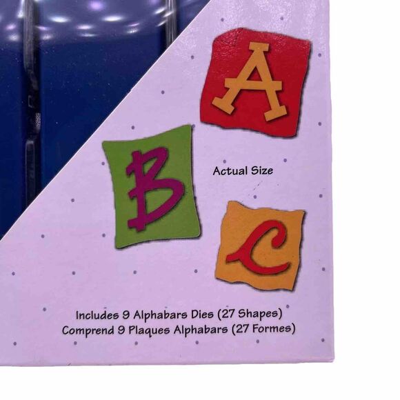 SIZZIX Alphabars RANSOM Alphabet Set Dies Brand New 38-1088 - Picture 3 of 8